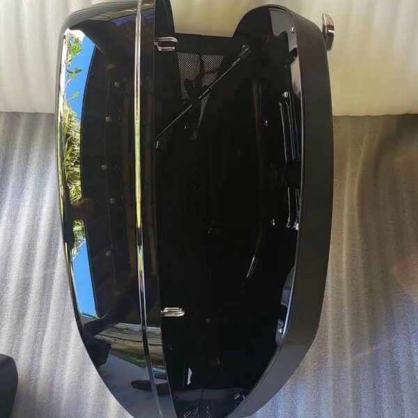 Gloss Black Saddlebags Bags - Image 2