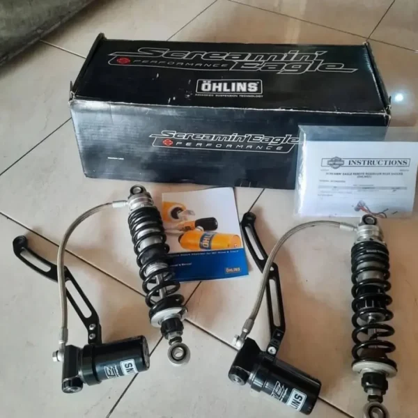 Harley Davidson Screaming Eagle Ohlins Shocks.