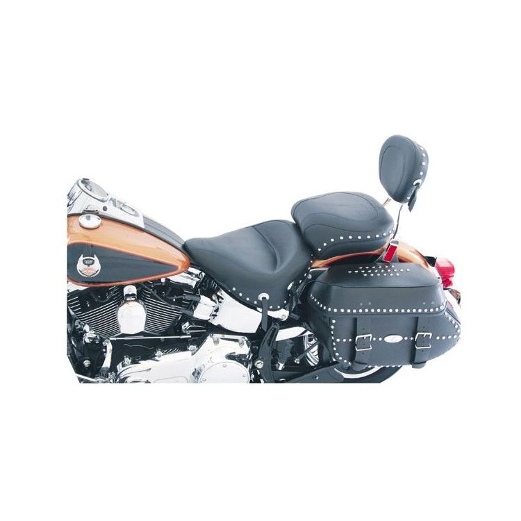 Mustang Wide Touring Smooth Seat For Harley - Image 3
