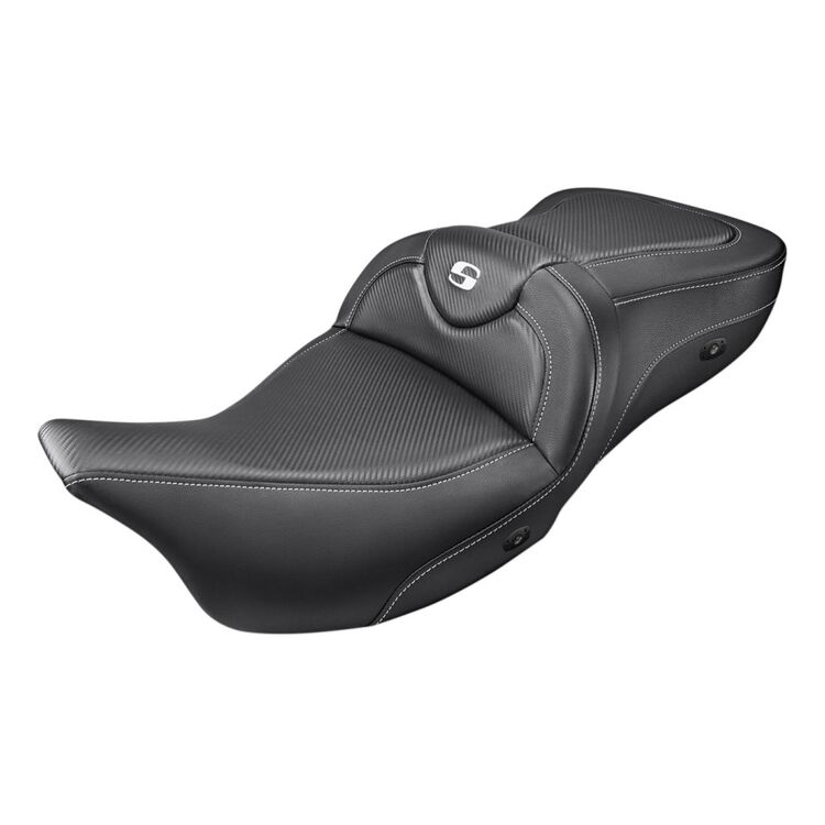 Saddlemen Roadsofa CF Carbon Fiber 2-Up Seat For Harley Touring 2008-2025 - Image 2